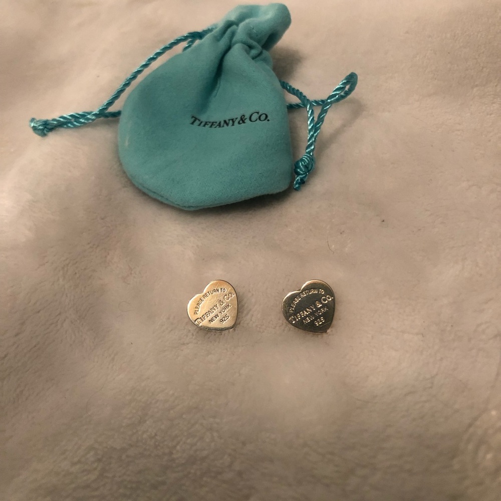 Tiffany and Co heart earrings